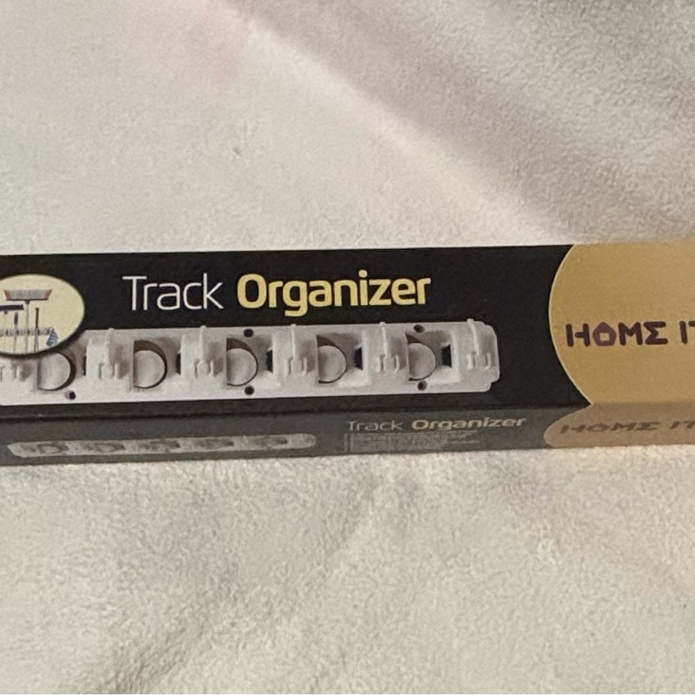 Home Track Organizer in White